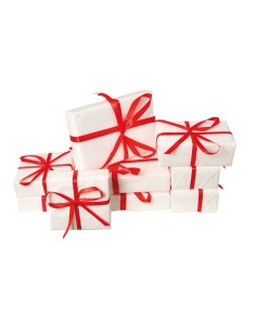Cajas de regalo surtido para la decoración de árboles de navidad