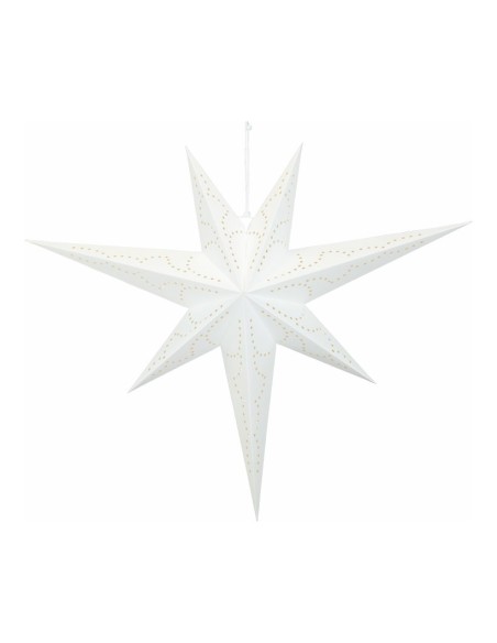 Estrella plegable de 7 puntas para la decoración de centros comerciales calles y tiendas
