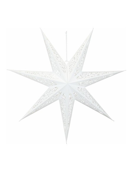 Estrella plegable de 7 puntas para la decoración de centros comerciales calles y tiendas