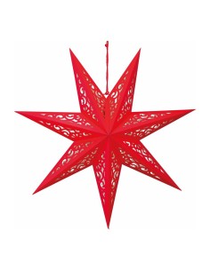 Estrella plegable de 7 puntas para la decoración de centros comerciales calles y tiendas