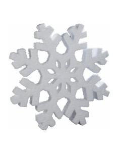 Copo de nieve Para escaparates de invierno en tiendas y centros comerciales