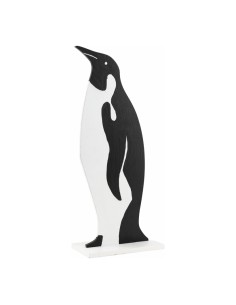 Pingüino para decoración de escaparates en invierno