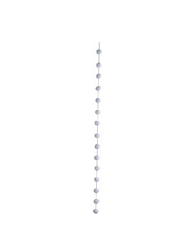Cadena de bolas de nieve para la decoración de centros comerciales calles y tiendas