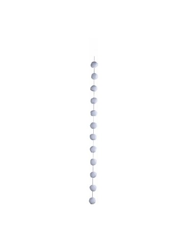Cadena de bolas de nieve para la decoración de centros comerciales calles y tiendas
