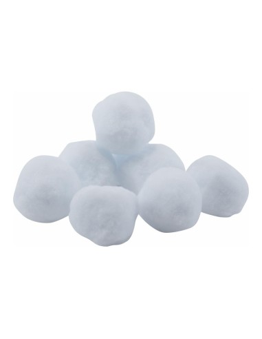 Bolas de nieve para la decoración de árboles de navidad en escaparates de tiendas