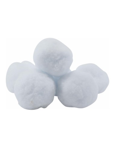 Bolas de nieve para la decoración de árboles de navidad en escaparates de tiendas
