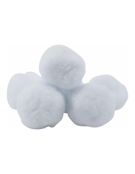 Bolas de nieve para la decoración de árboles de navidad en escaparates de tiendas