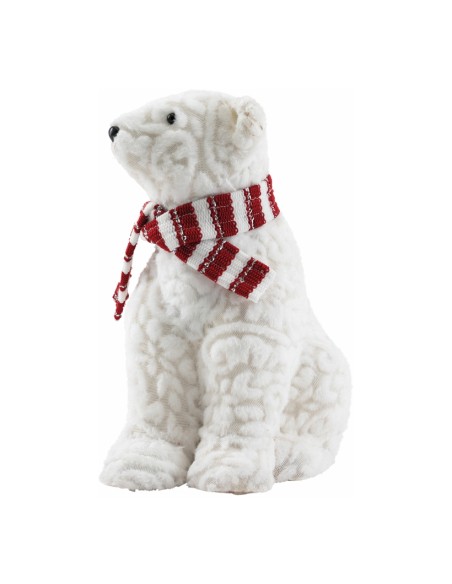 Oso polar para decoración de escaparates en invierno