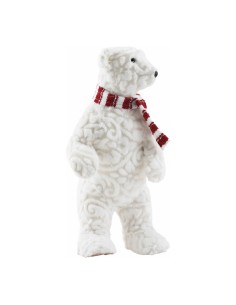 Oso polar para decoración de escaparates en invierno