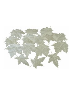 Hojas de arce para escaparates y espacios decorativos en invierno