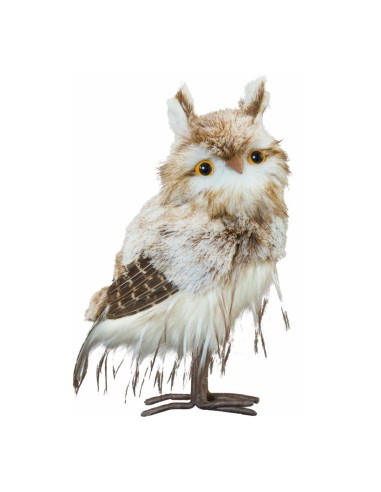 Búho para decoración de escaparates en invierno