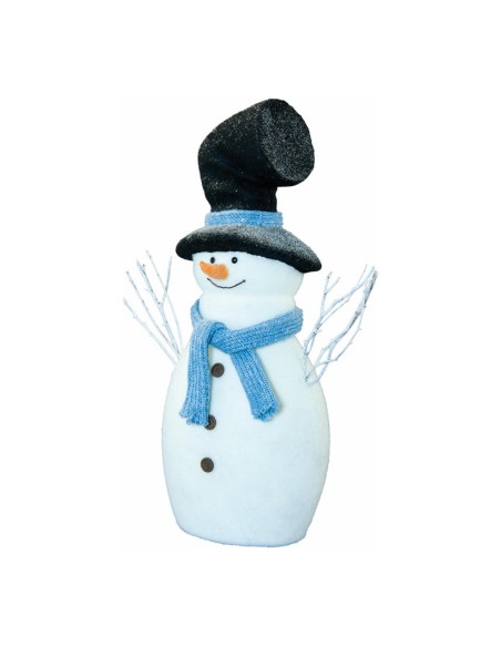 Muñeco de nieve para decoración de escaparates en invierno