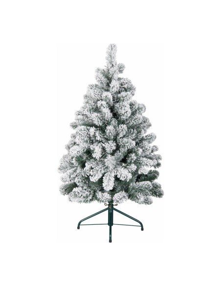 Abeto noble para la decoración de navidad con bolas y accesorios