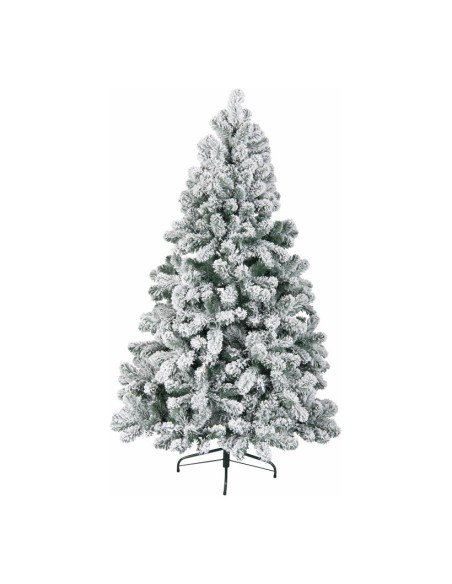 Abeto noble para la decoración de navidad con bolas y accesorios