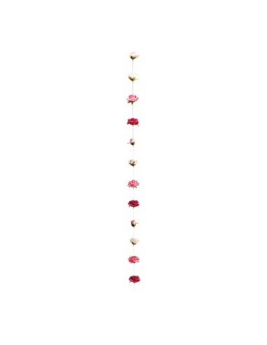 Guirnalda de rosas para la decoración del día de los enamorados en centros comerciales y tiendas