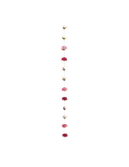 Guirnalda de rosas para la decoración del día de los enamorados en centros comerciales y tiendas