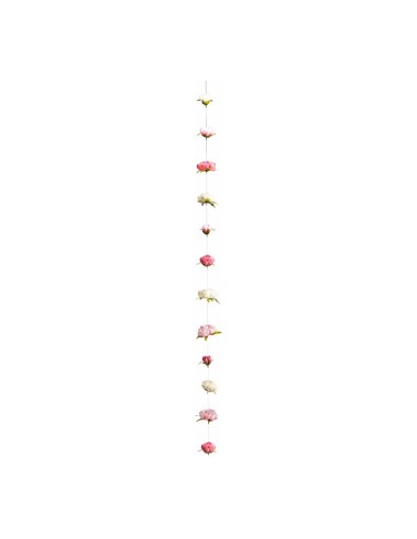 Guirnalda de peonías para la decoración del día de los enamorados en centros comerciales y tiendas