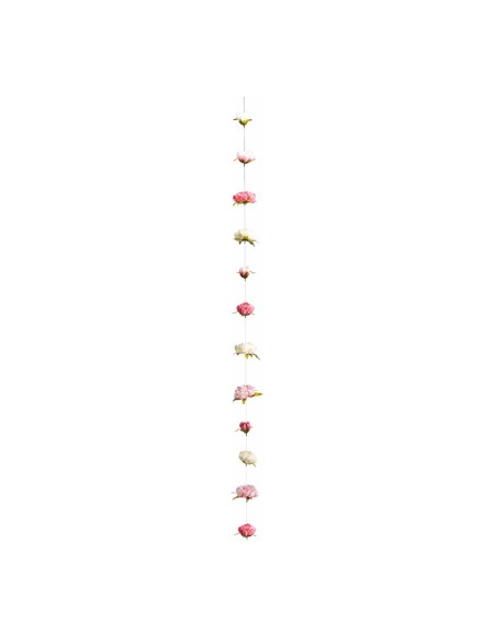 Guirnalda de peonías para la decoración del día de los enamorados en centros comerciales y tiendas