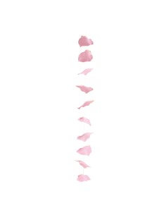 Guirnalda de pétalos de rosa para la decoración del día de los enamorados en centros comerciales y tiendas