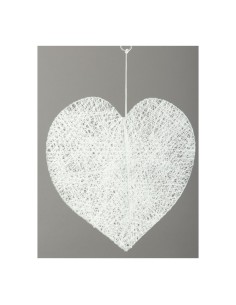 Corazón hilo trenzado para la decoración del día de los enamorados en centros comerciales tiendas