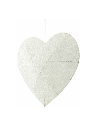 Corazón trenzado 3D para la decoración del día de los enamorados en centros comerciales tiendas