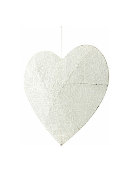 Corazón trenzado 3D para la decoración del día de los enamorados en centros comerciales tiendas