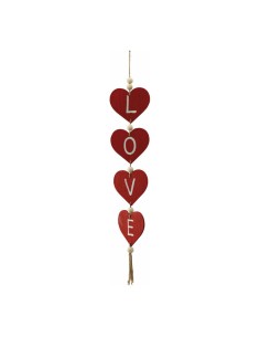 Guirnalda de corazones "love" para la decoración del día de los enamorados en centros comerciales y tiendas