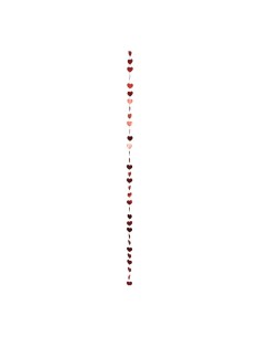 Guirnalda de corazones para la decoración del día de los enamorados en centros comerciales y tiendas