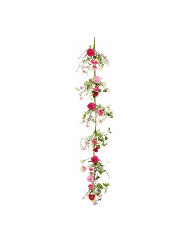 Guirnalda de flores para la decorar en primavera centros comerciales y escaparates