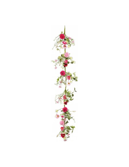 Guirnalda de flores para la decorar en primavera centros comerciales y escaparates