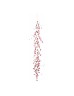 Guirnalda de flores de cerezo para la decorar en primavera centros comerciales y escaparates