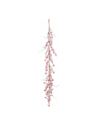 Guirnalda de flores de cerezo para la decorar en primavera centros comerciales y escaparates
