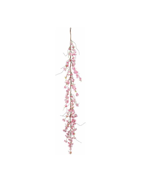 Guirnalda de flores de cerezo para la decorar en primavera centros comerciales y escaparates