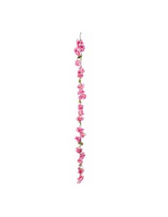 Guirnalda de flores de cerezo para escaparates de primavera en tiendas y centros comerciales