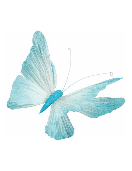 Mariposa con clip para escaparates de primavera en tiendas y centros comerciales