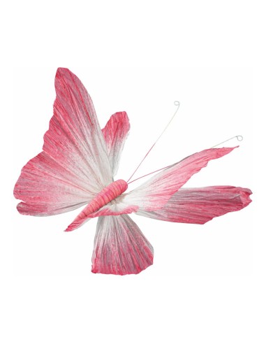 Mariposa con clip para escaparates de primavera en tiendas y centros comerciales