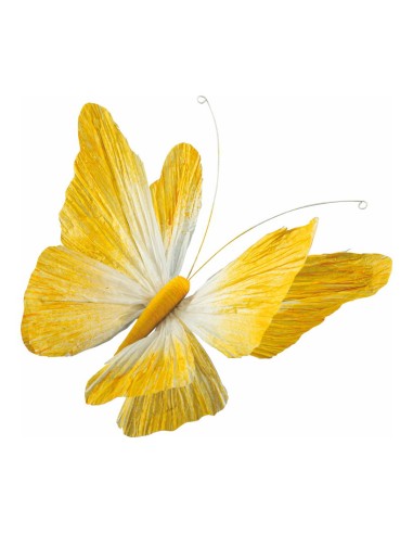 Mariposa con clip para escaparates de primavera en tiendas y centros comerciales