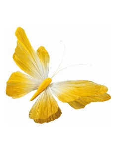 Mariposa con clip para escaparates de primavera en tiendas y centros comerciales