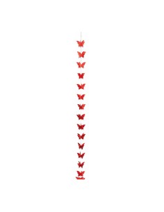 Guirnalda de mariposas 3D para escaparates de primavera en tiendas y centros comerciales