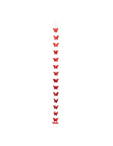 Guirnalda de mariposas 3D para escaparates de primavera en tiendas y centros comerciales