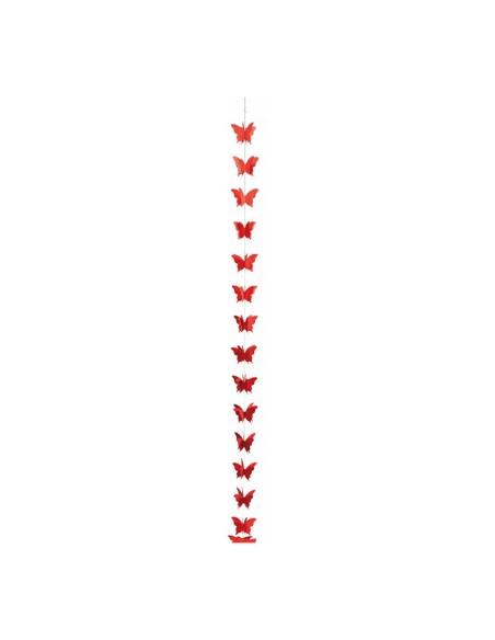 Guirnalda de mariposas 3D para escaparates de primavera en tiendas y centros comerciales