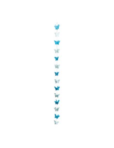 Guirnalda de mariposas 3D para la decorar en primavera centros comerciales y escaparates