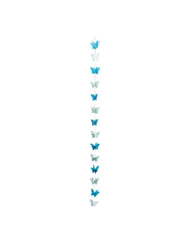Guirnalda de mariposas 3D para la decorar en primavera centros comerciales y escaparates