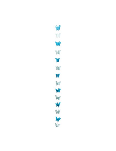 Guirnalda de mariposas 3D para la decorar en primavera centros comerciales y escaparates