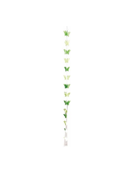 Guirnalda de mariposas 3D para la decorar en primavera centros comerciales y escaparates