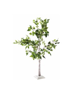 Árbol abedul para decorar con plantas y árboles artificiales en escaparates
