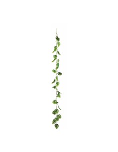 Guirnalda de monstera para decorar con plantas artificiales en escaparates