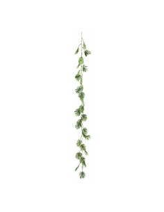 Guirnalda de hojas de palma para decorar con plantas artificiales en escaparates
