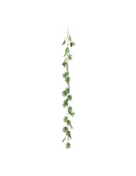Guirnalda de hojas de palma para decorar con plantas artificiales en escaparates