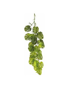 Planta monstera colgante para decorar con plantas y árboles artificiales en escaparates